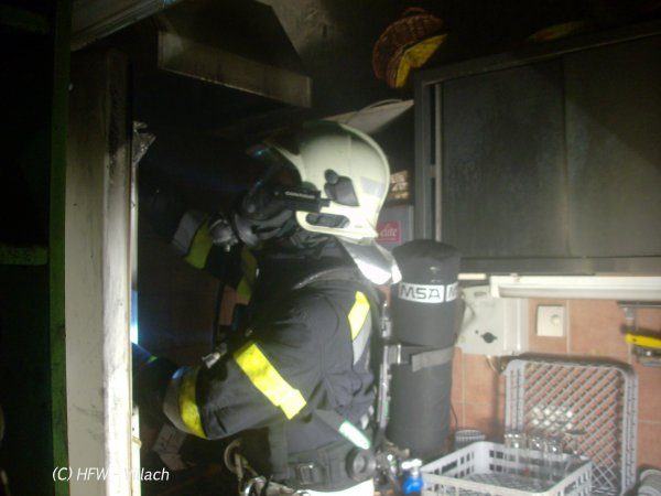 Brand in einem Gastlokal (Bild 1)